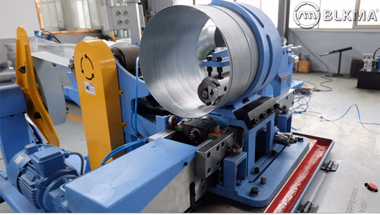 Máquina formadora de conductos en espiral para tubos de aire HVAC directo de fábrica, máquina formadora de tubos redondos en espiral automáticos